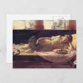 John William Waterhouse - Das süße Nichtstun Postkarte (Vorne/Hinten)
