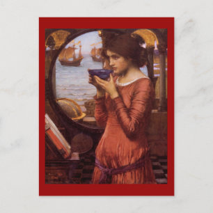 John William Waterhouse - Destiny Postkarte