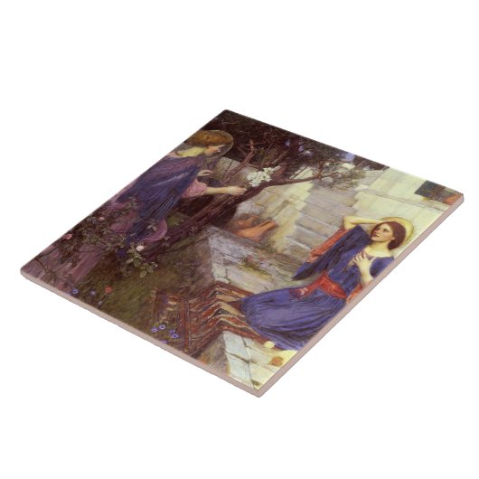 John William Waterhouse - die Ankündigung Fliese (Seite)