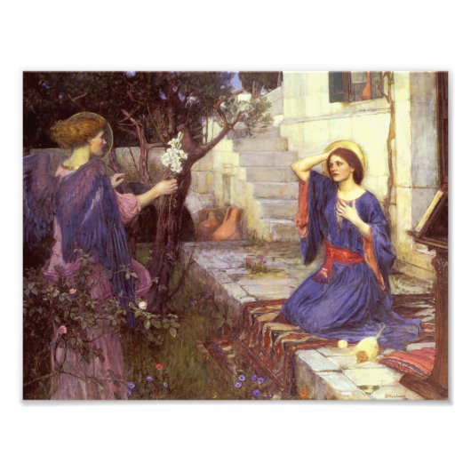 John William Waterhouse - Die Ankündigung Fotodruck (Vorne)