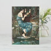 John William Waterhouse Die Charmer-Einladungen Einladung (Stehend Vorderseite)