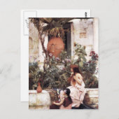 John William Waterhouse - Die Toilette Postkarte (Vorne/Hinten)