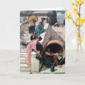 John William Waterhouse Diogenes Karte (Gelbe Blume)