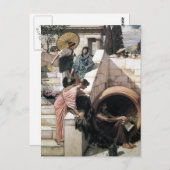 John William Waterhouse - Diogenes Postkarte (Vorne/Hinten)
