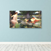 John William Waterhouse Echo und Narcissus Leinwanddruck (Insitu (Holzboden))