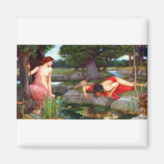 John William Waterhouse Echo und Narcissus Magnet (Vorne)