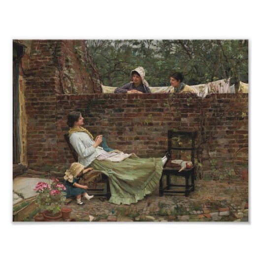 John William Waterhouse - Gute Nachbarn Fotodruck (Vorne)