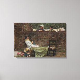 John William Waterhouse - Gute Nachbarn Leinwanddruck