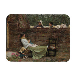 John William Waterhouse - Gute Nachbarn Magnet