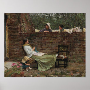 John William Waterhouse - Gute Nachbarn Poster