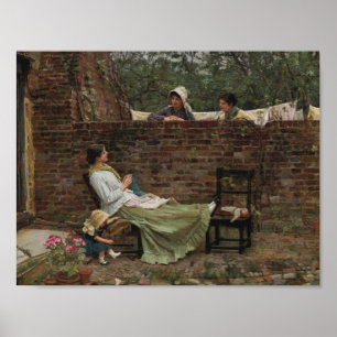 John William Waterhouse - Gute Nachbarn Poster