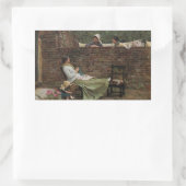 John William Waterhouse - Gute Nachbarn Rechteckiger Aufkleber (Tasche)