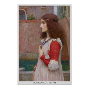 John William Waterhouse Juliet 1898 Shakespeare Poster