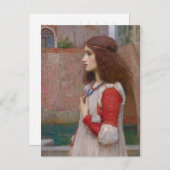 John William Waterhouse Juliet Shakespeare CC1100 Postkarte (Vorne/Hinten)