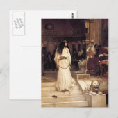 John William Waterhouse - Mariamne Verlassend Postkarte (Vorne/Hinten)