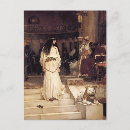 John William Waterhouse - Mariamne Verlassend Postkarte (Vorderseite)