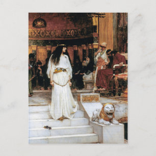 John William Waterhouse Mariamne verlässt das Urte Postkarte