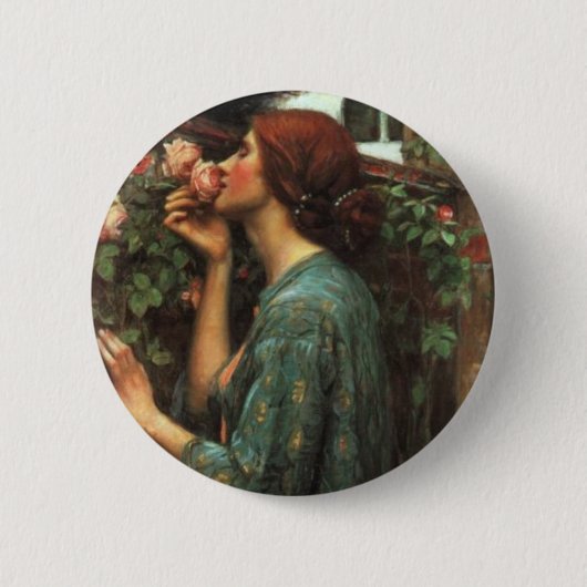 John William Waterhouse, meine süße Rose (1903) Button (Vorderseite)