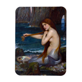 John William Waterhouse Mermaid Art Foto Magnet