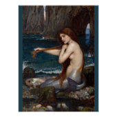 John William Waterhouse Mermaid CC0795 Poster (Vorderseite)
