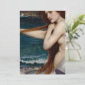 John William Waterhouse Mermaid Einladung (Stehend Vorderseite)