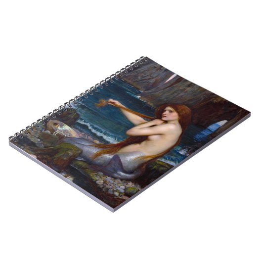 John William Waterhouse Mermaid Spiral Notebook Notizblock (Linke Seite)