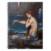 John William Waterhouse Mermaid Spiral Notebook Notizblock (Vorderseite)