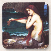 John William Waterhouse Mermaid Untersetzer (Vorderseite)