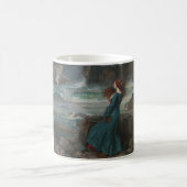 John William Waterhouse - Miranda - der Sturm Kaffeetasse (Mittel)