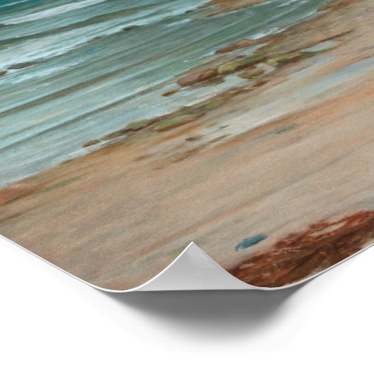 John William Waterhouse - Miranda Poster (Ecke)