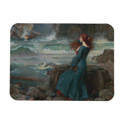 John William Waterhouse - Miranda - The Tempest Magnet (Horizontal)