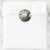 John William Waterhouse Miranda The Tempest Runder Aufkleber (Tasche)