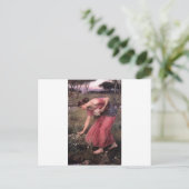John William Waterhouse - Narcissus - Fine Art Postkarte (Stehend Vorderseite)
