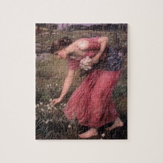 John William Waterhouse - Narcissus - Fine Art Puzzle (Vertikal)