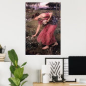 John William Waterhouse - Narcissus - Print Poster (Heimbüro)