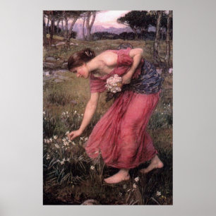 John William Waterhouse - Narziss - Druck Poster