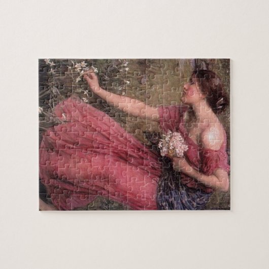 John William Waterhouse - Narzisse - schöne Kunst Puzzle (Horizontal)