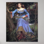 John William Waterhouse - Ophelia Poster (Vorne)