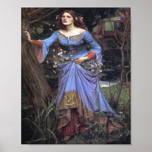 John William Waterhouse - Ophelia Poster (Vorne)