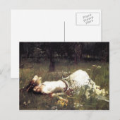 John William Waterhouse - Ophelia Postkarte (Vorne/Hinten)