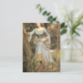 John William Waterhouse - Ophelia Postkarte (Stehend Vorderseite)