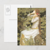 John William Waterhouse - Ophelia Postkarte (Vorne/Hinten)