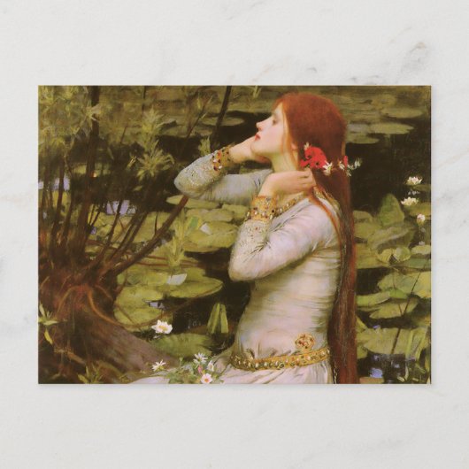 John William Waterhouse Ophelia Postkarte (Vorderseite)