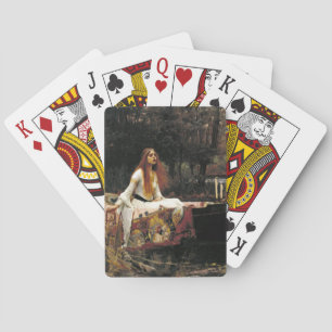 John William Waterhouse The Lady of Shalott (1888) Spielkarten
