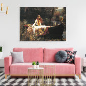 John William Waterhouse The Lady of Shalott Leinwanddruck (Insitu (Wohnzimmer))