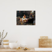 John William Waterhouse The Lady of Shalott Poster (Küche)