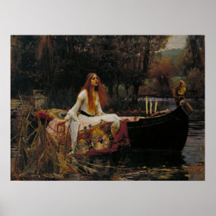 John William Waterhouse - The Lady of Shalott, Poster