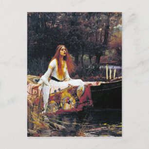 John William Waterhouse The Lady of Shalott Postkarte