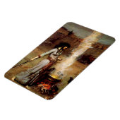 John William Waterhouse The Magic Circle Magnet (Linke Seite)