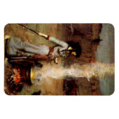 John William Waterhouse The Magic Circle Magnet (Horizontal)
